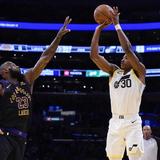 LeBron James scores 39,000th point, as the Los Angeles Lakers defeat the Utah Jazz