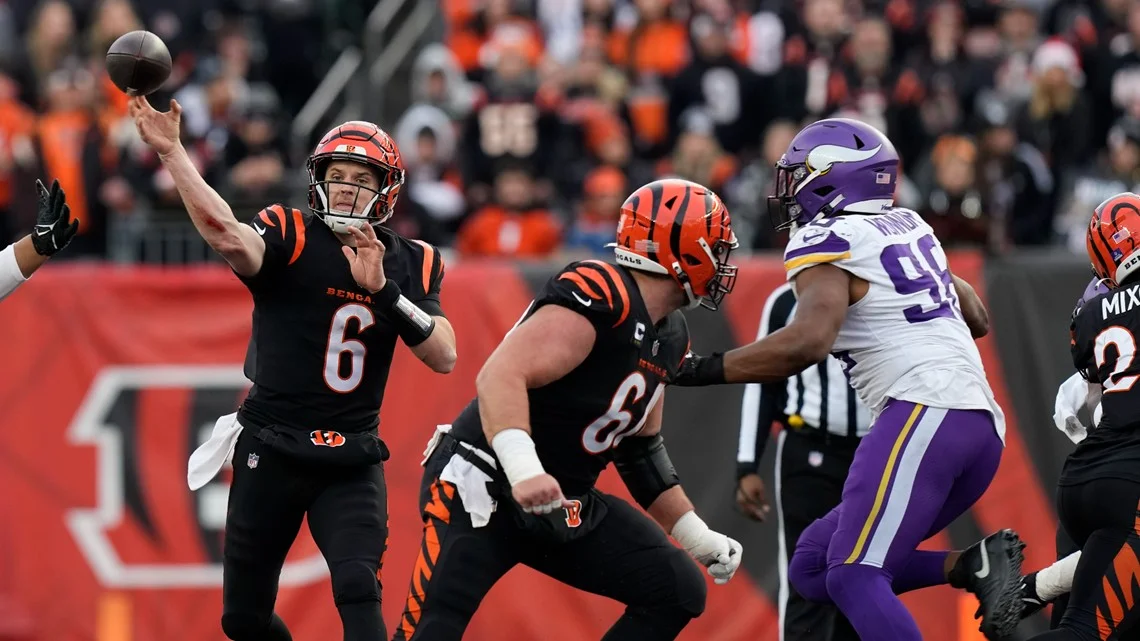 Jake Browning stars as Bengals rally to defeat Vikings 27-24 in overtime