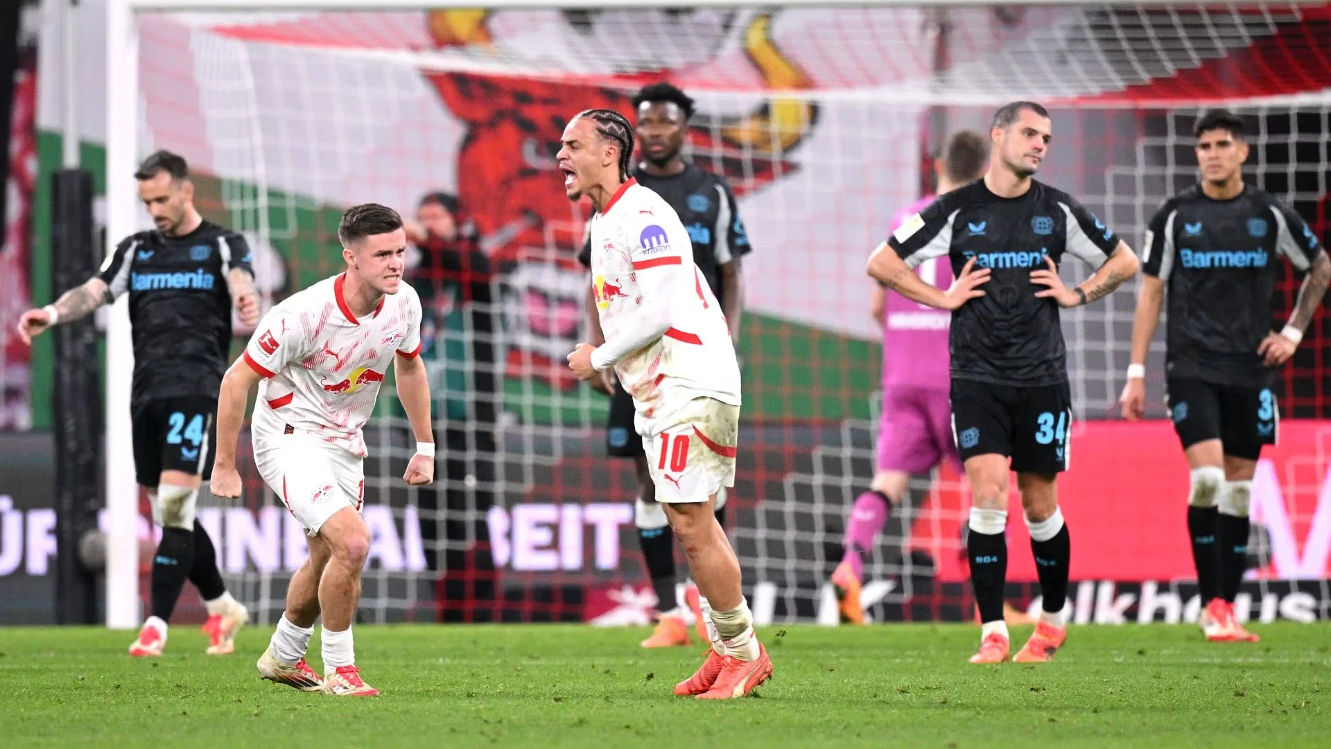RB Leipzig 2-2 Bayer Leverkusen: Die Werkself surrender two-goal lead in draw with Die Roten Bullen