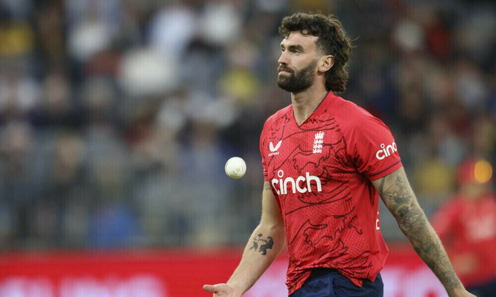 Reece Topley fined for 'equipment abuse' following injury in West Indies match