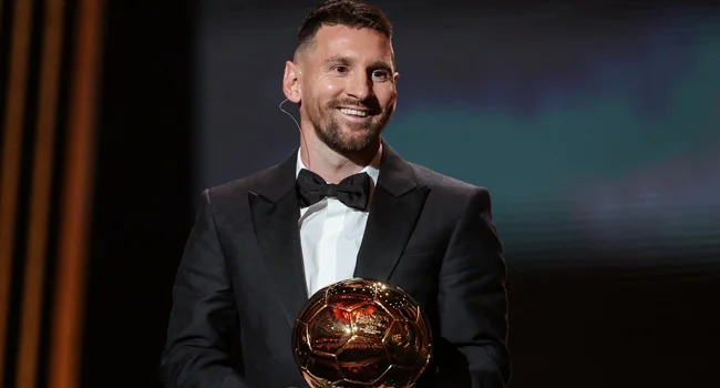 Lionel Messi wins record 8th Ballon d'Or award