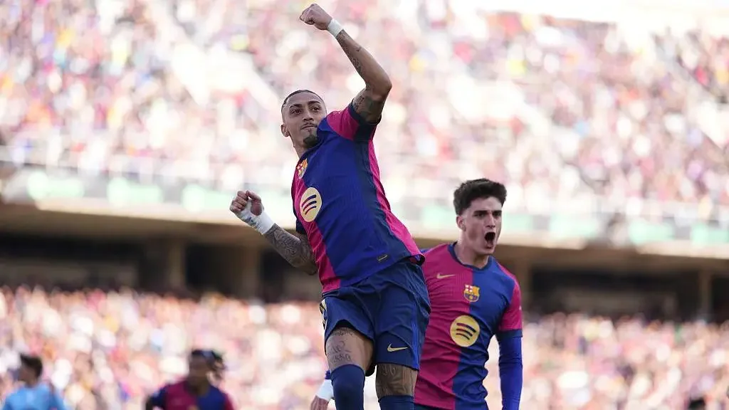 Barcelona 4-3 Celta Vigo: Barca edge past visitors in seven-goal LaLiga thriller with dramatic Raphinha penalty