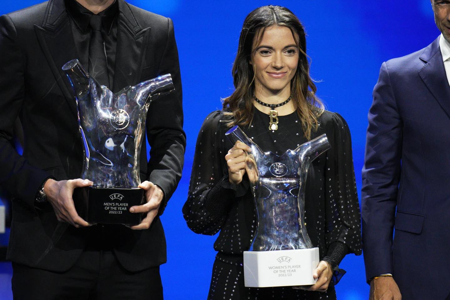 Spain's Bonmatí Receives UEFA Best Women's Player Award, Stands up for teammate amid Rubiales Controversy 