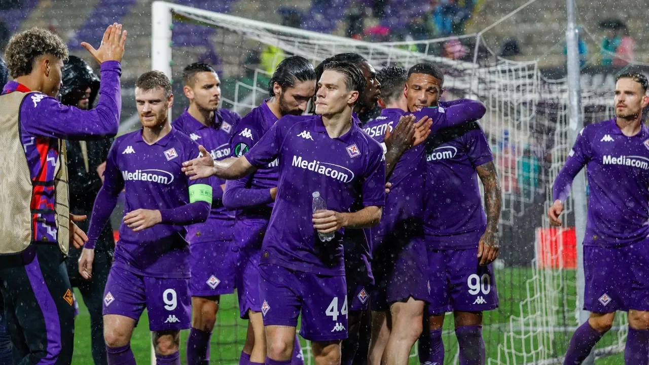 Fiorentina 3-1 Panathinaikos (5-4 agg): Fiorentina defeat Panathinaikos to book Conference League quarter-final spot