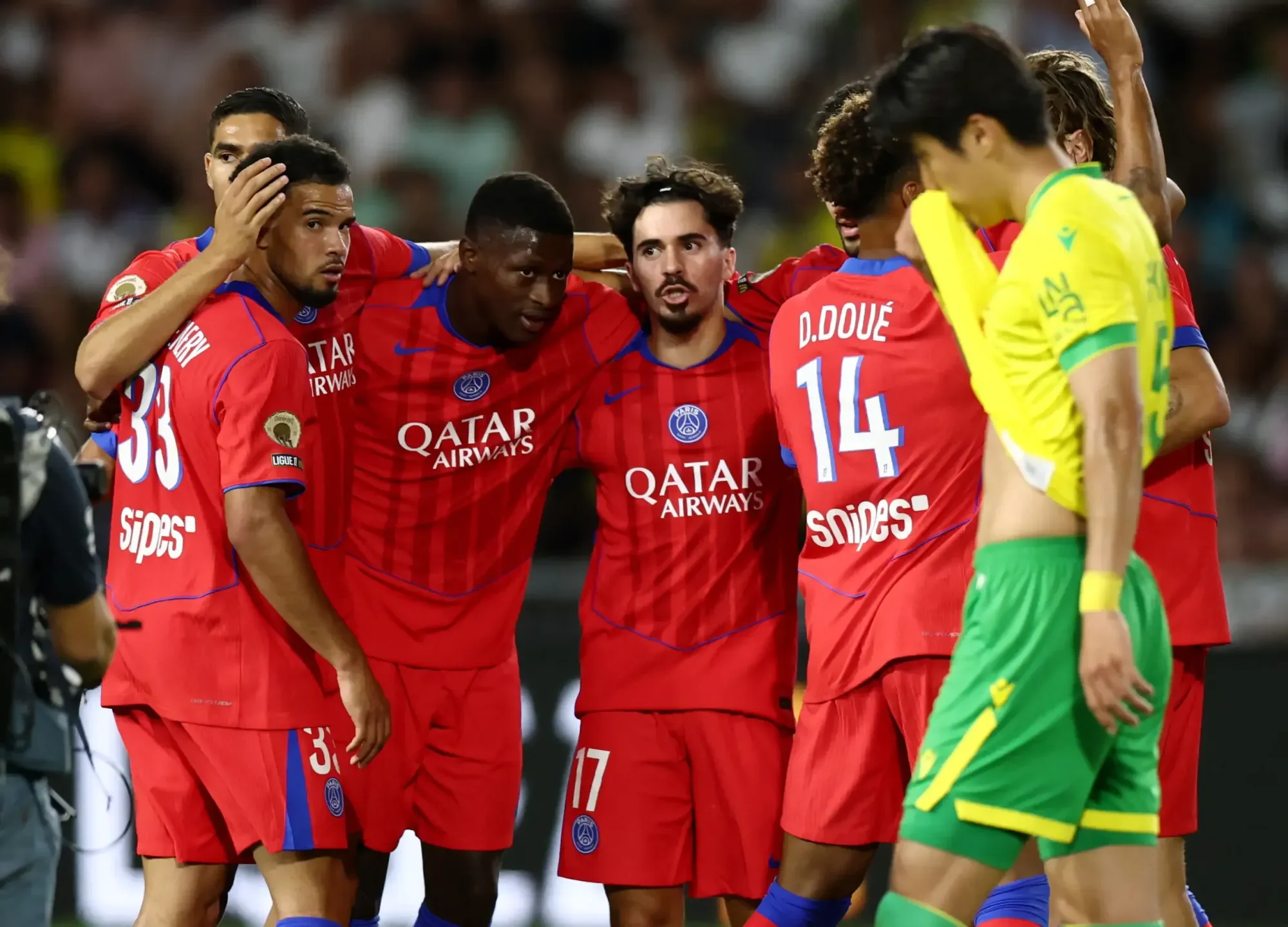 Vitinha secures narrow victory for Paris St Germain against Nantes in Ligue 1 opener