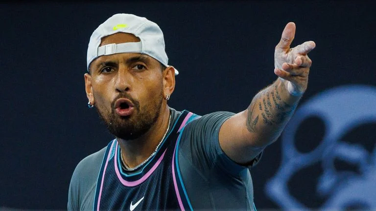 Kyrgios' Australian Open in doubt following abdominal strain