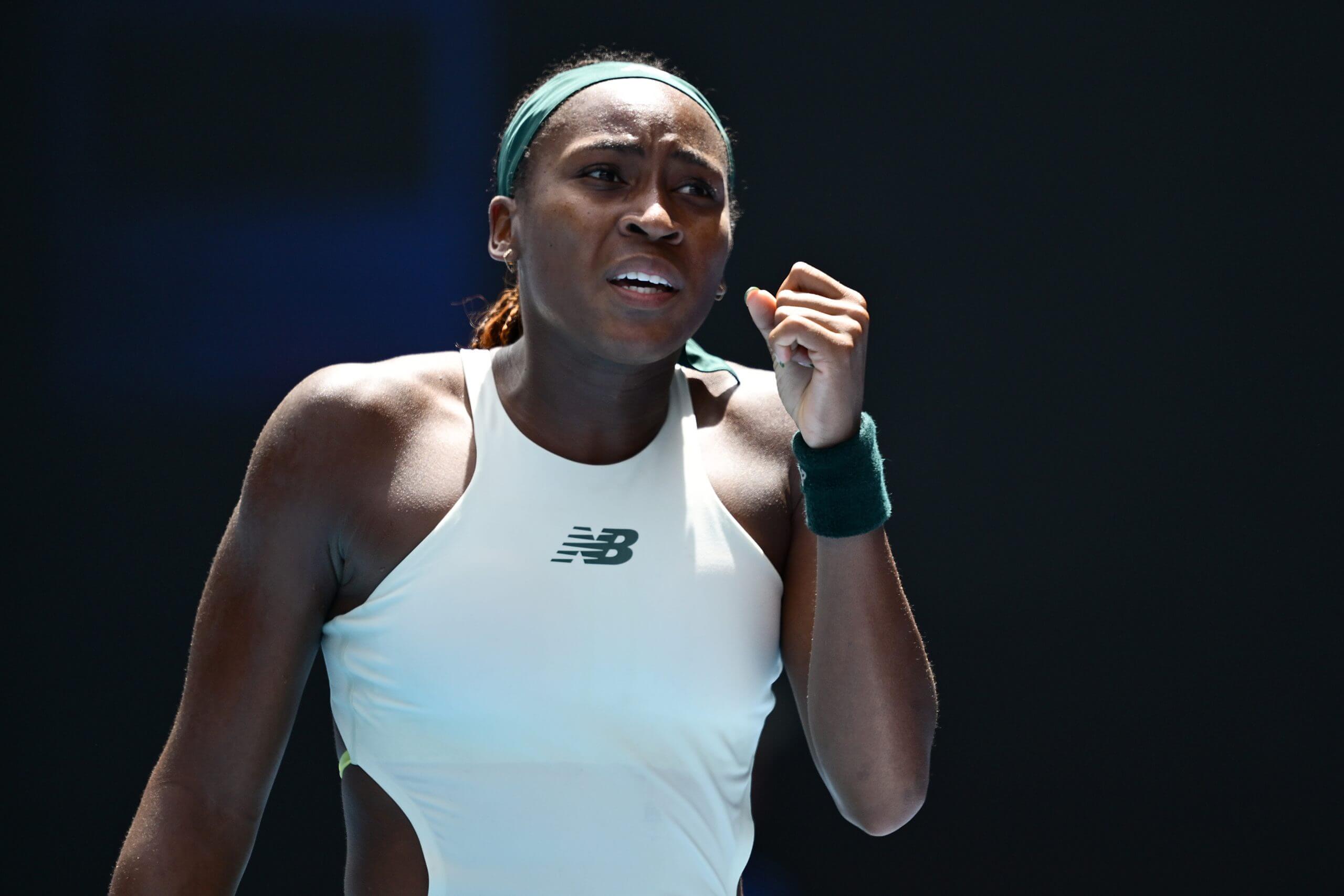 Coco Gauff mounts comeback to defeat Belinda Bencic and advance to Australian Open quarter-finals