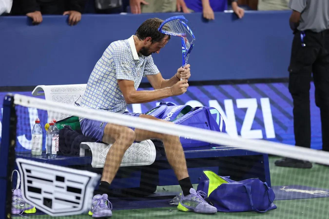 Medvedev hit with $42,500 fine following on-court meltdown at US Open
