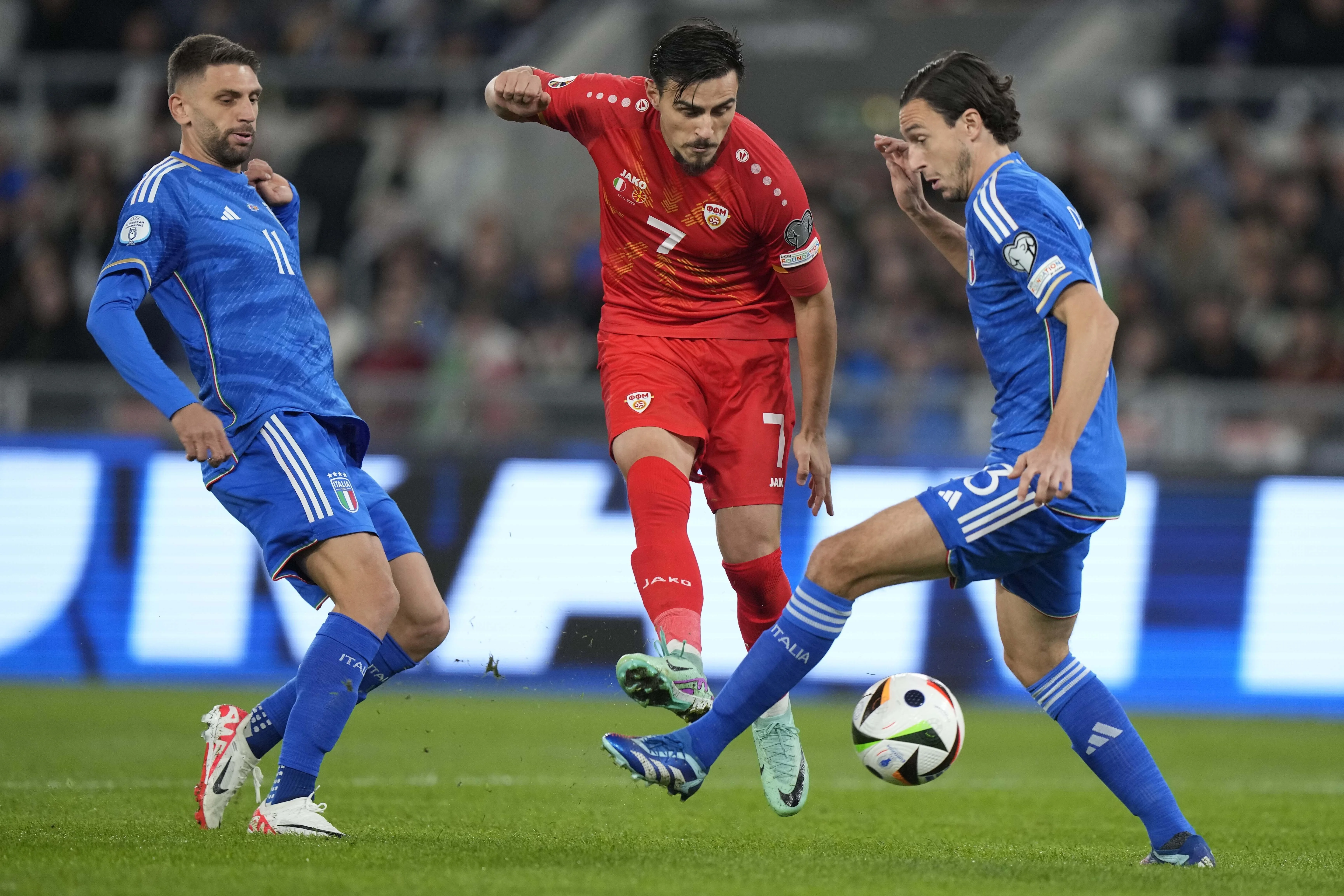 Italy Overcome North Macedonia 5-2, Target Euro 2024 Spot