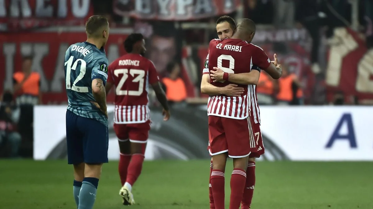 Olympiacos 2-0 Aston Villa (6-2 agg): Hosts ease past Villans to advance to Europa Conference League Final