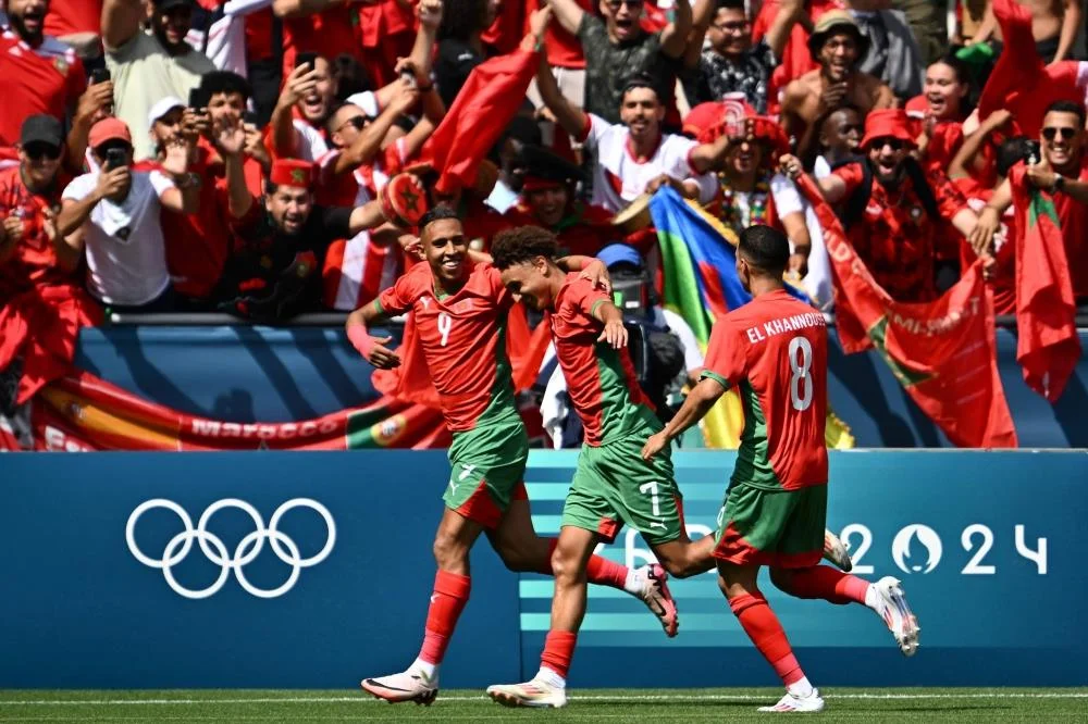 Chaos as Morocco defeat Argentina in Olympic opener