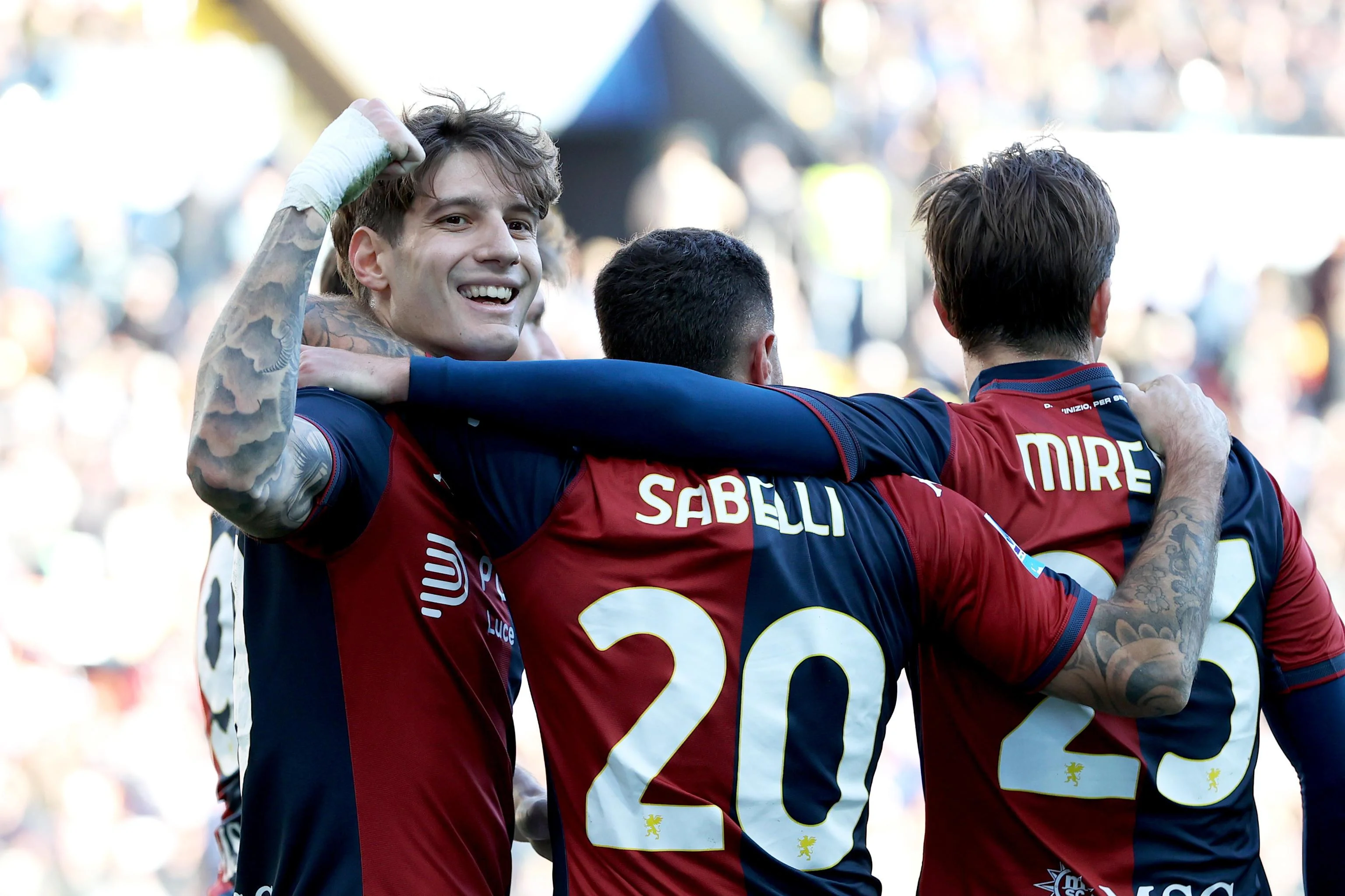 Udinese 0-2 Genoa: Genoa dominate 10-man Udinese as hosts dismal run continues