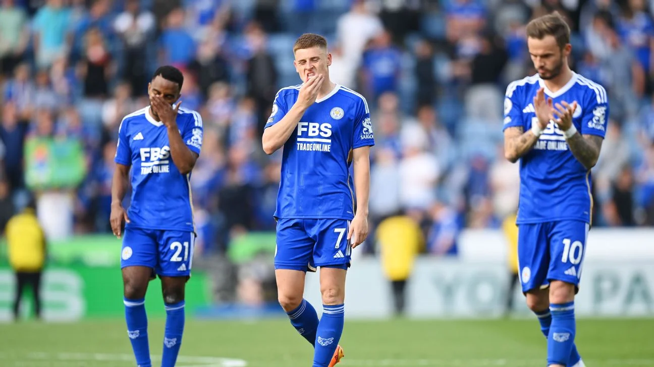 Leicester City relegated from Premier League after 1-0 defeat to Liverpool at King Power