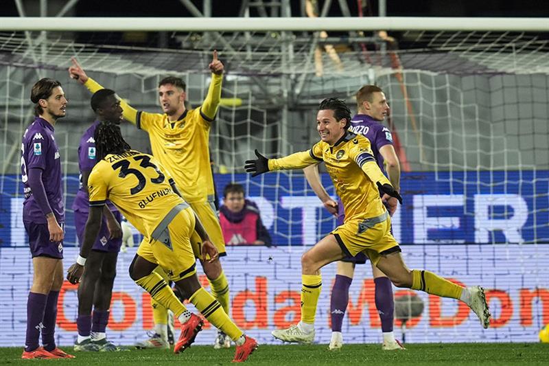 Fiorentina 1-2 Udinese: Visitors comeback to hand La Viola rare home defeat