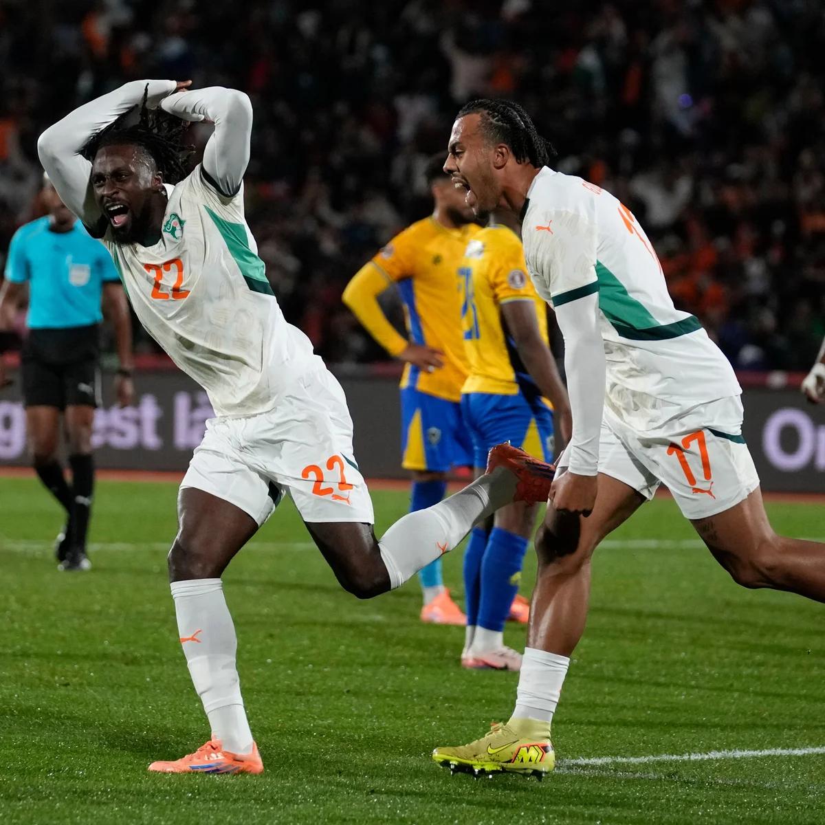 Ivory Coast stun Gabon with late comeback to seal Group supremacy
