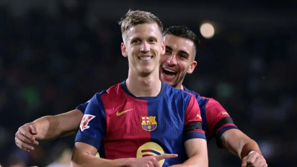 Barcelona 3-0 Osasuna: Barca cruise past visitors to go three points clear at LaLiga summit