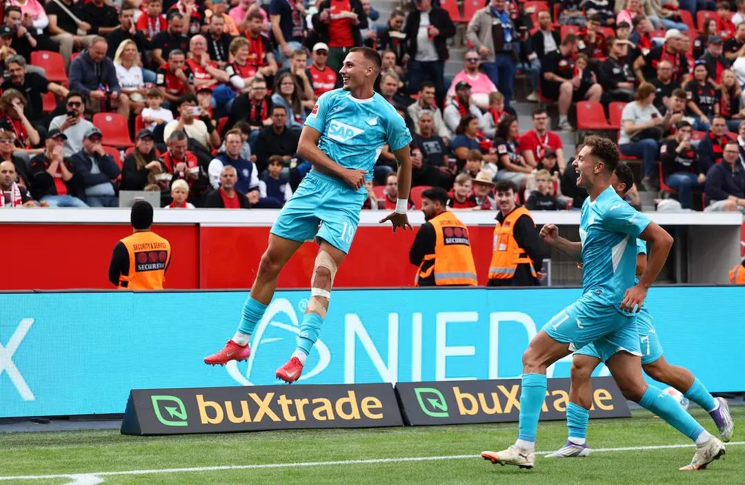 Ten Hag suffers debut defeat as Leverkusen fall to Hoffenheim in Bundesliga opener