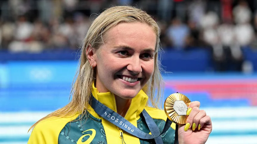 Ariarne Titmus defends 400m freestyle title with Paris Olympics Gold