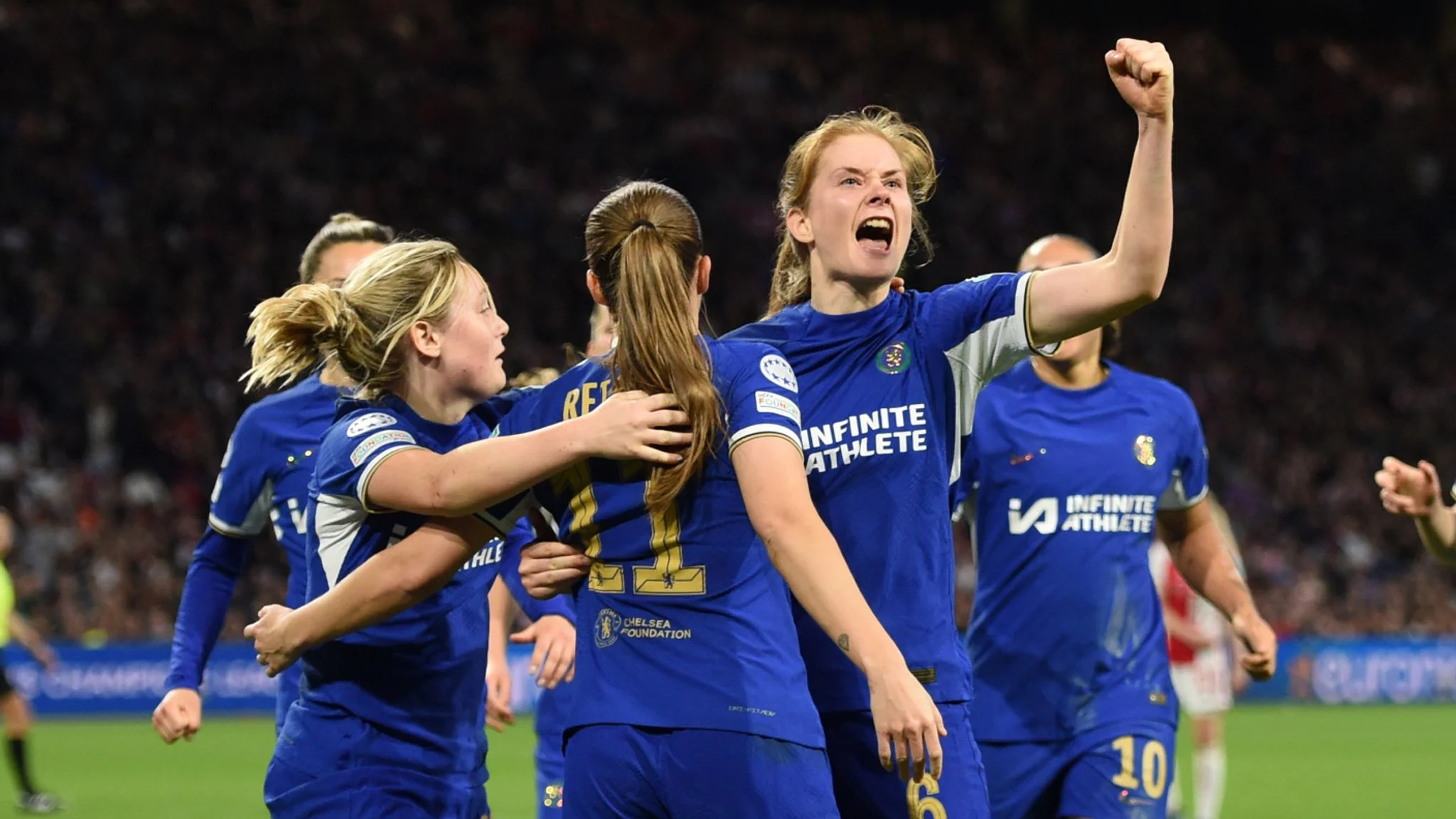 UWCL roundup: Chelsea cruise to victory in Amsterdam, Lyon come back to take slender first-leg advantage