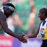 Kenny Bednarek and Melissa Jefferson-Wooden claim 100 metres titles at USA Track and Field Championships