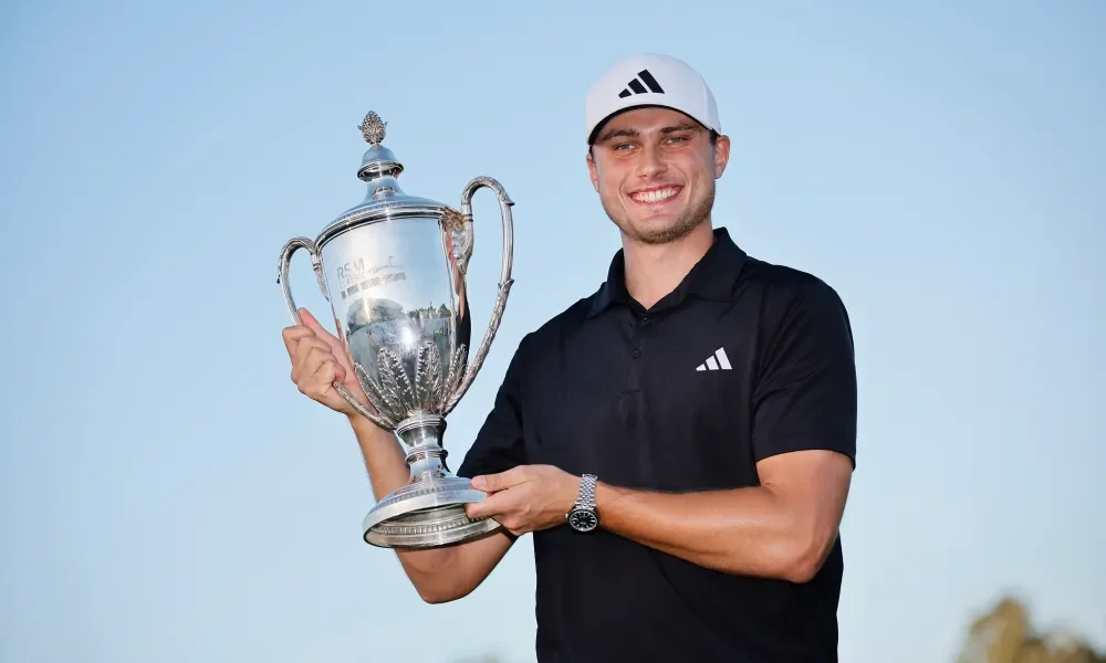 Ludvig Aberg wins first PGA Tour title at RSM Classic