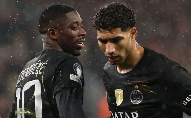Dembele, Hakimi back in training ahead of PSG vs Arsenal Champions League Final