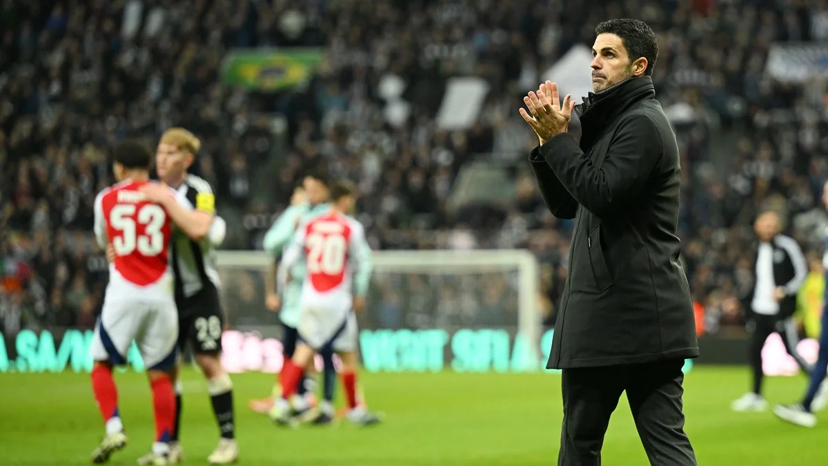 Arteta blames Arsenal's 'painful' semi-final loss to Newcastle on lack of composure