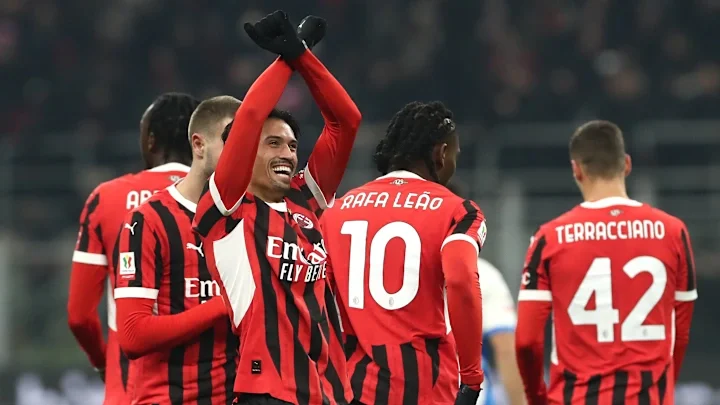 AC Milan 6-1 Sassuolo: Rossoneri cruise into Coppa Italia quarterfinals with dominant win