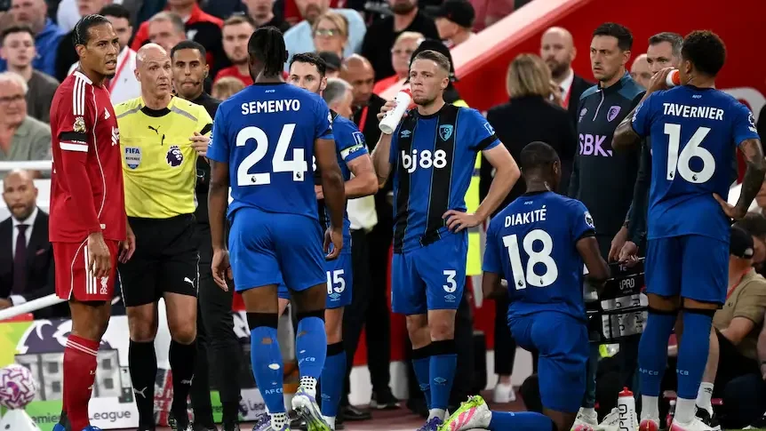 Antoine Semenyo reports racist abuse during Liverpool vs Bournemouth Premier League opener