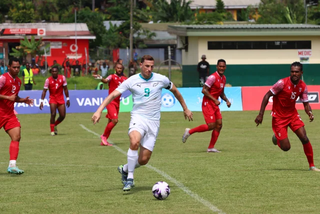 Chris Wood on target as New Zealand defeat Tahiti in opening World Cup qualifier