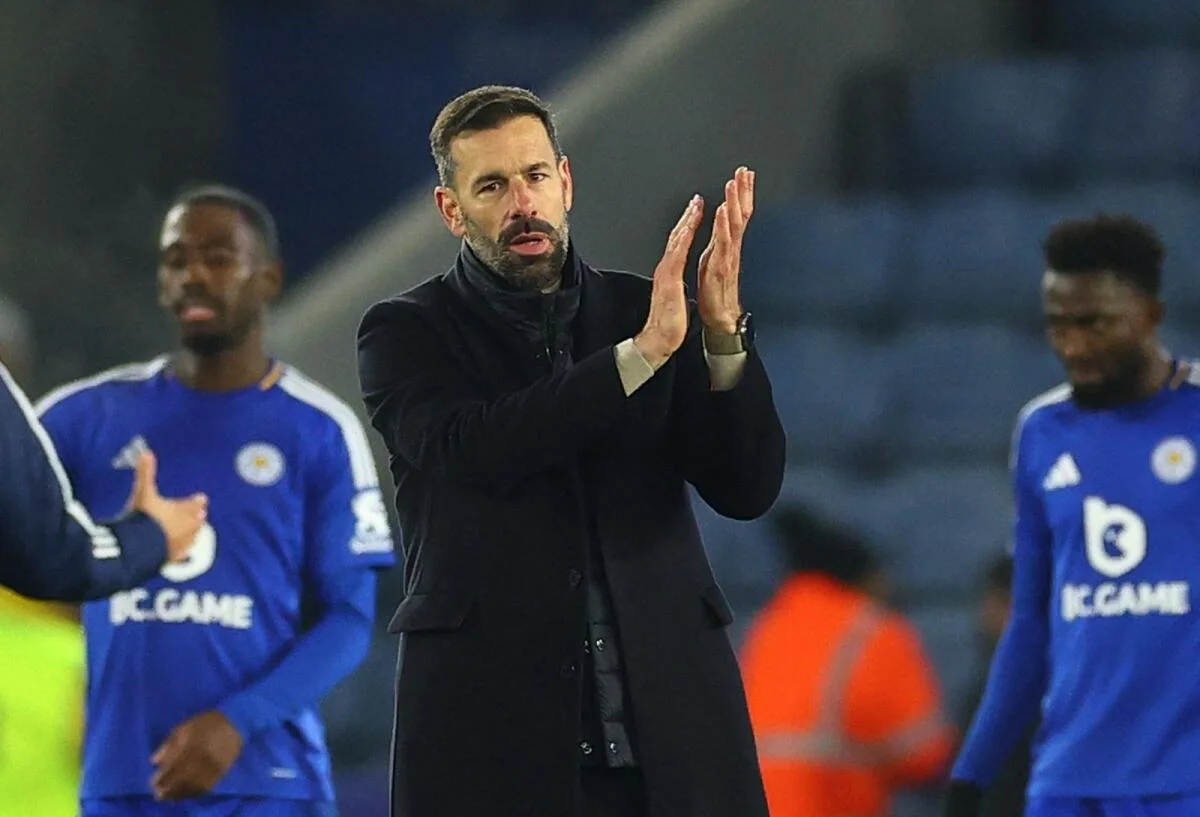 Ruud van Nistelrooy pleased with Leicester's win but remains grounded
