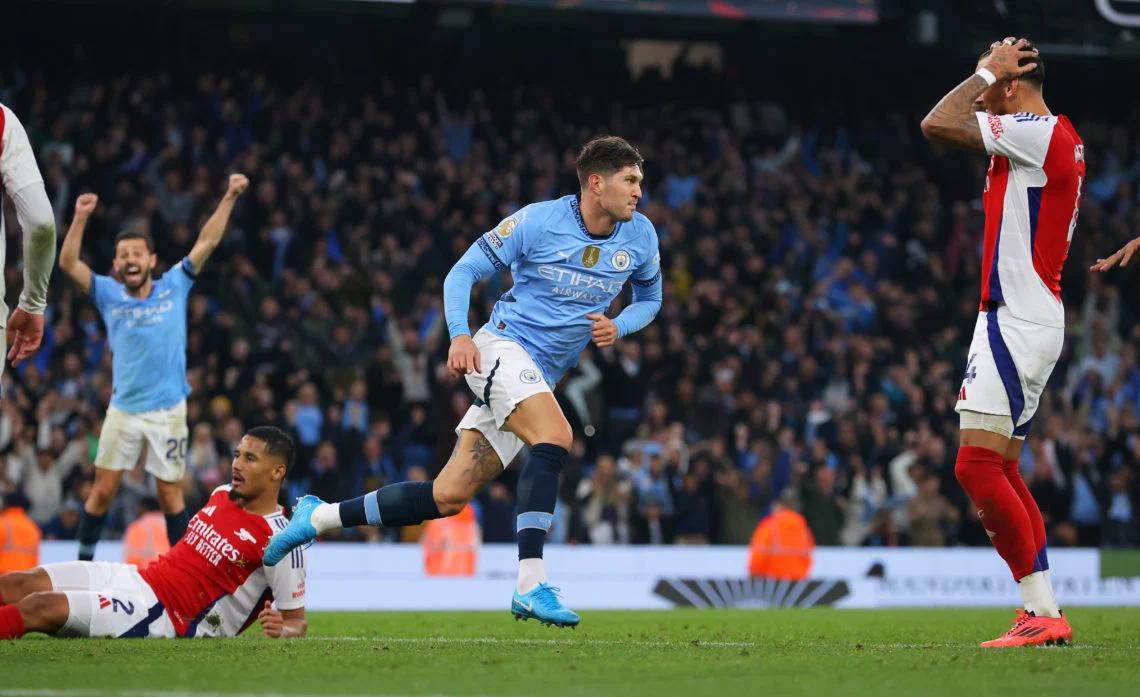 Manchester City 2-2 Arsenal: John Stones the hero as Cityzens score late equalizer to break 10-man Gunners' hearts