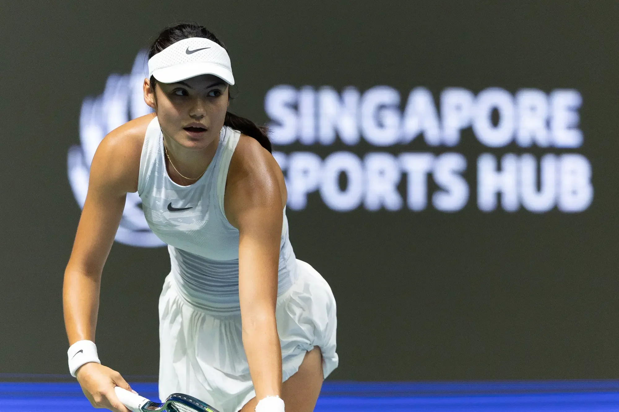 WTA roundup: Raducanu crashes out in Singapore first round