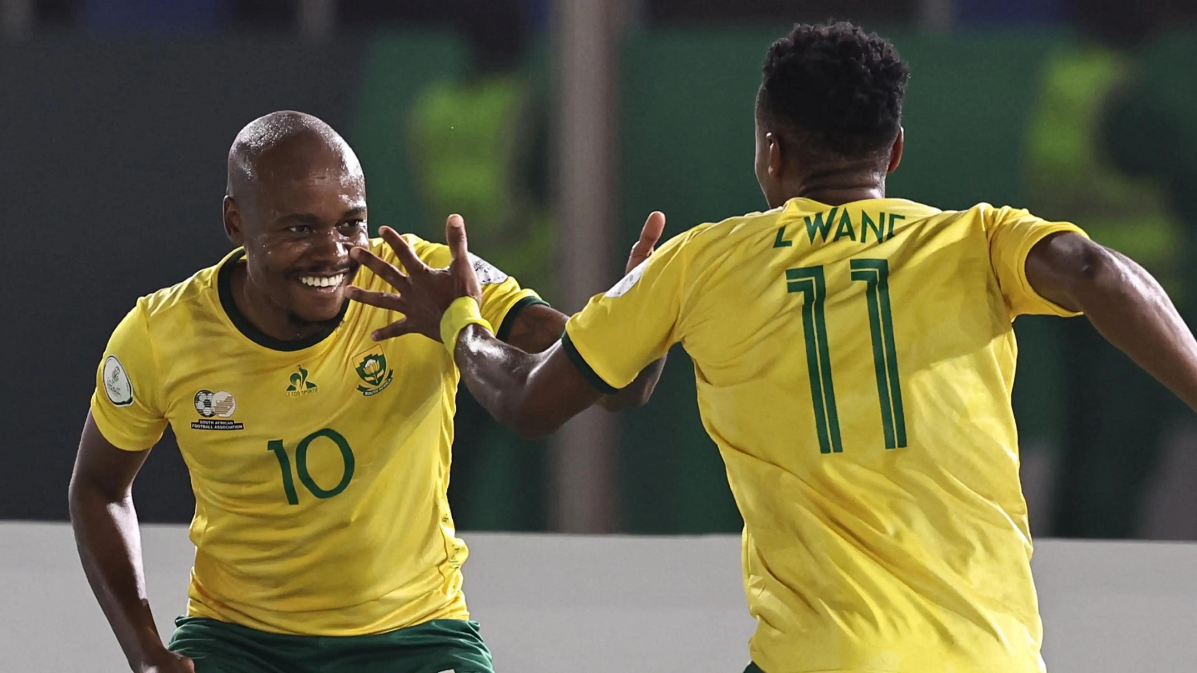 South Africa 4-0 Namibia: Bafana Bafana cruise past Namibia to boost qualification hopes