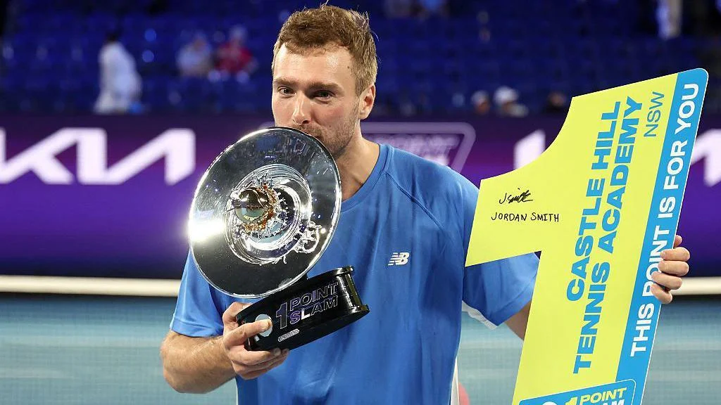 Jordan Smith wins the 1 Point Slam in Melbourne’s wildest Tennis event