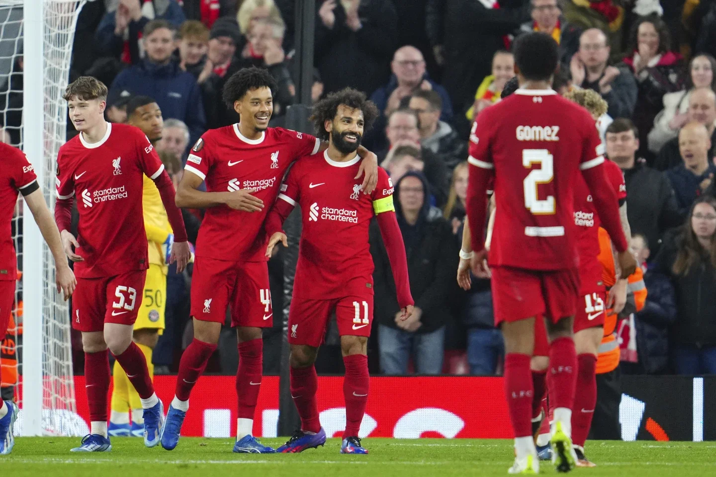 Liverpool Thrash Toulouse 5-1 with Gravenberch, Endo Leading the Way to Europa League Knockout Phase