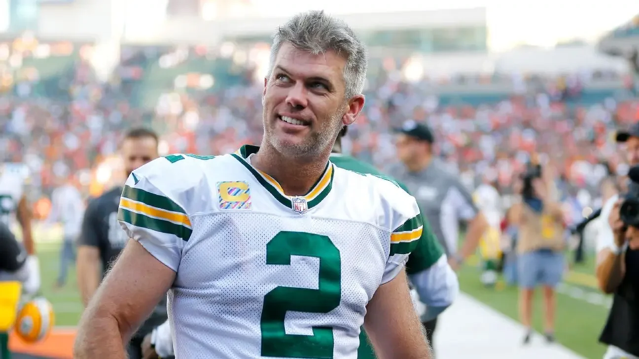 Former Green Bay Packers kicker Mason Crosby announces retirement