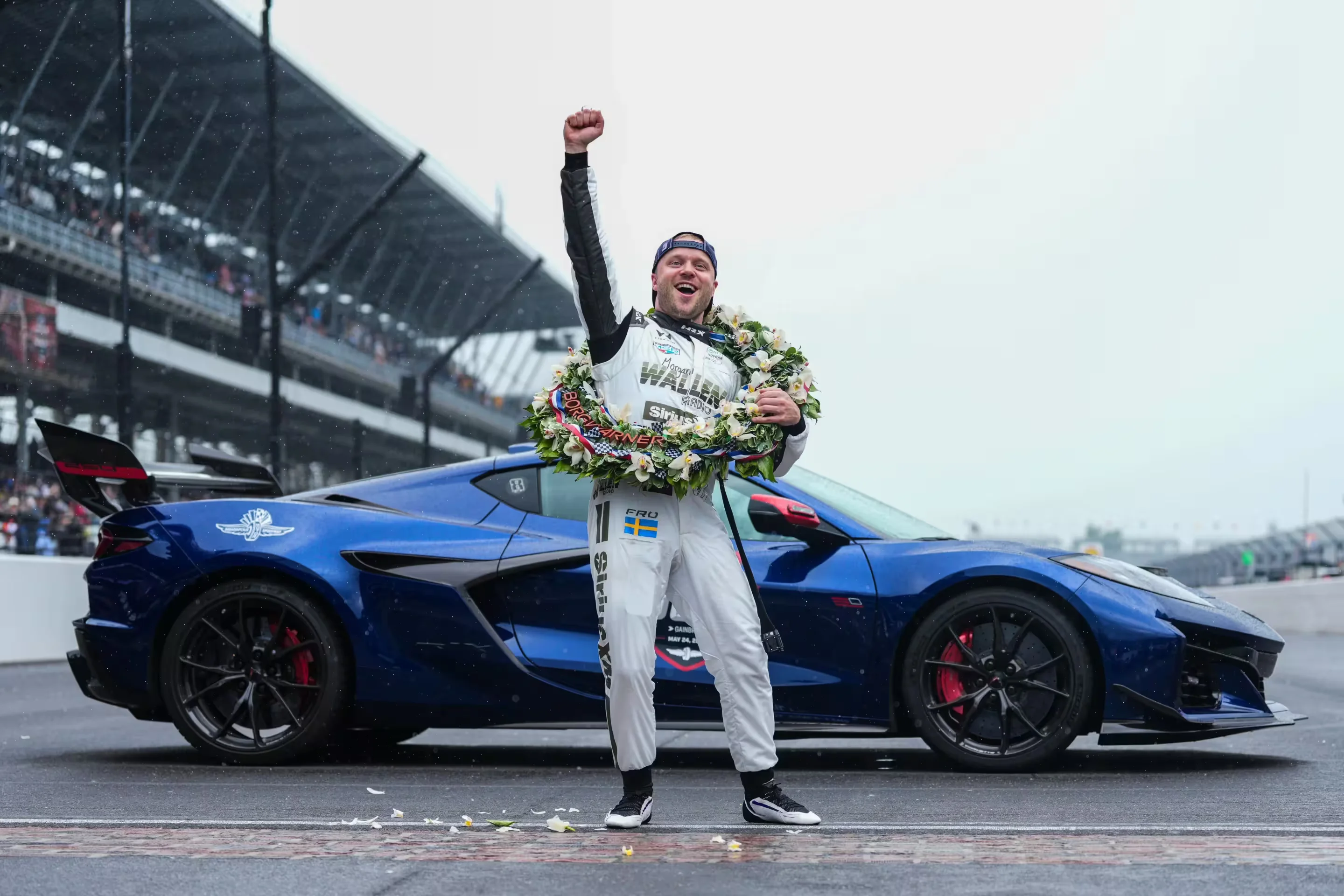 Felix Rosenqvist wins historic Indy 500 and record $4.34m prize