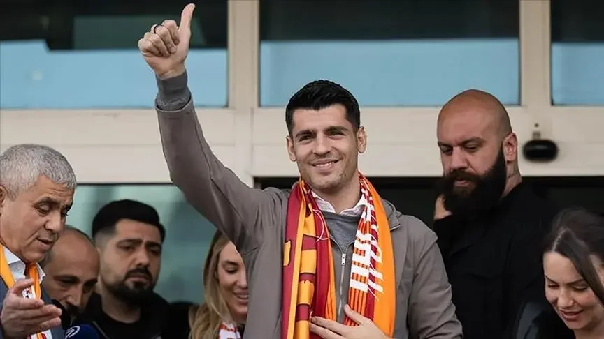 Galatasaray confirm loan signing of Spain international Álvaro Morata from AC Milan