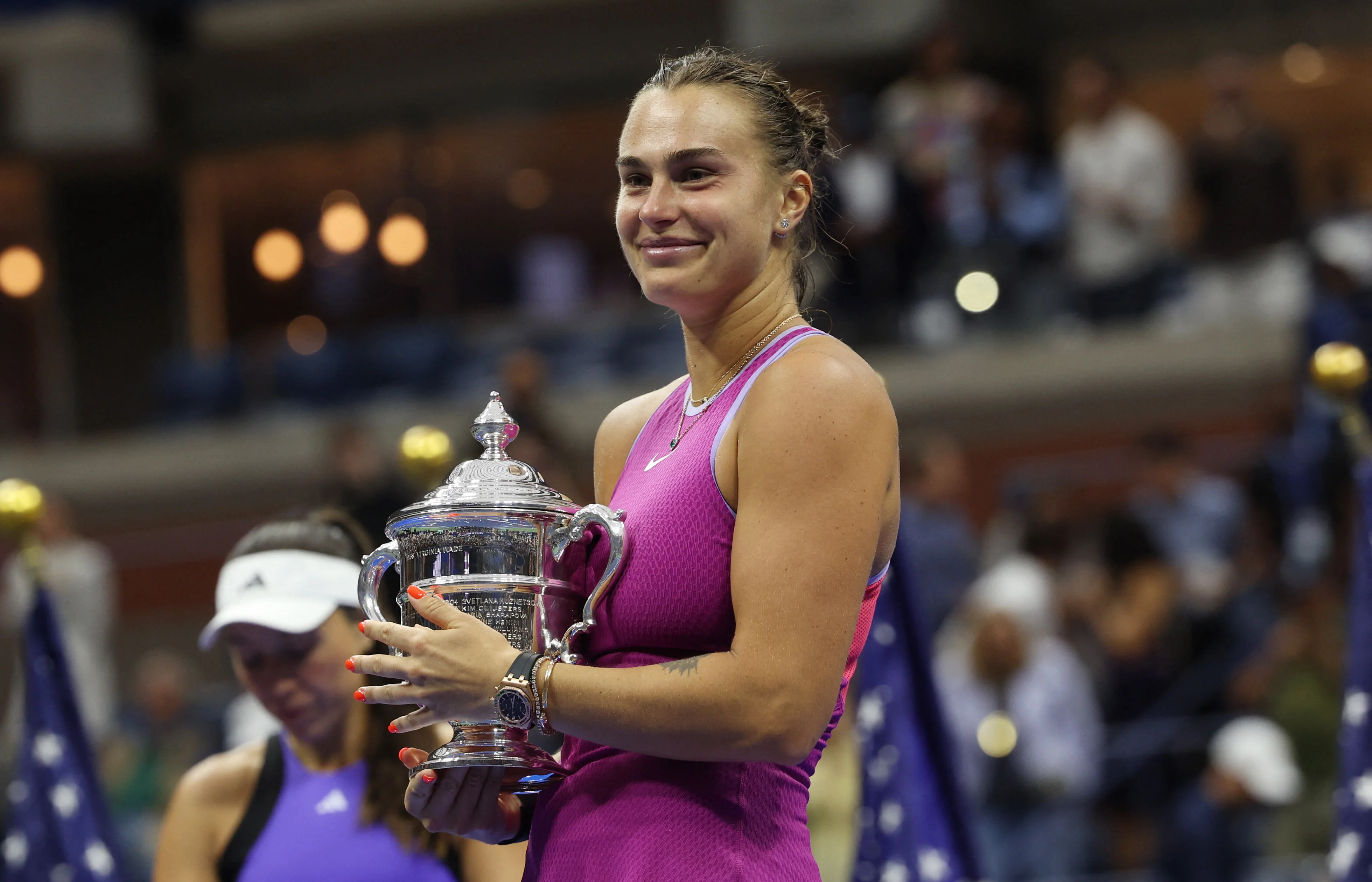 Sabalenka holds off Pegula to win US Open title