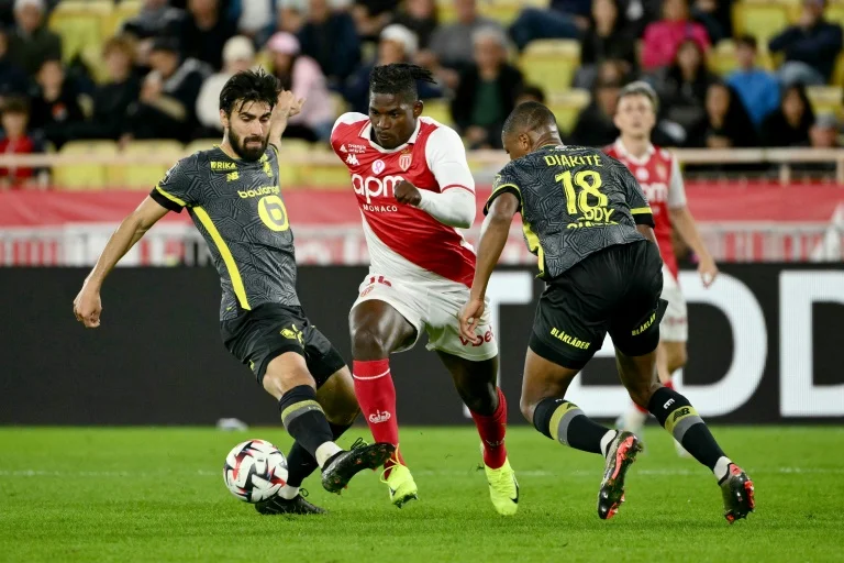 10-man Monaco left frustrated as Lille holds them to a goalless draw
