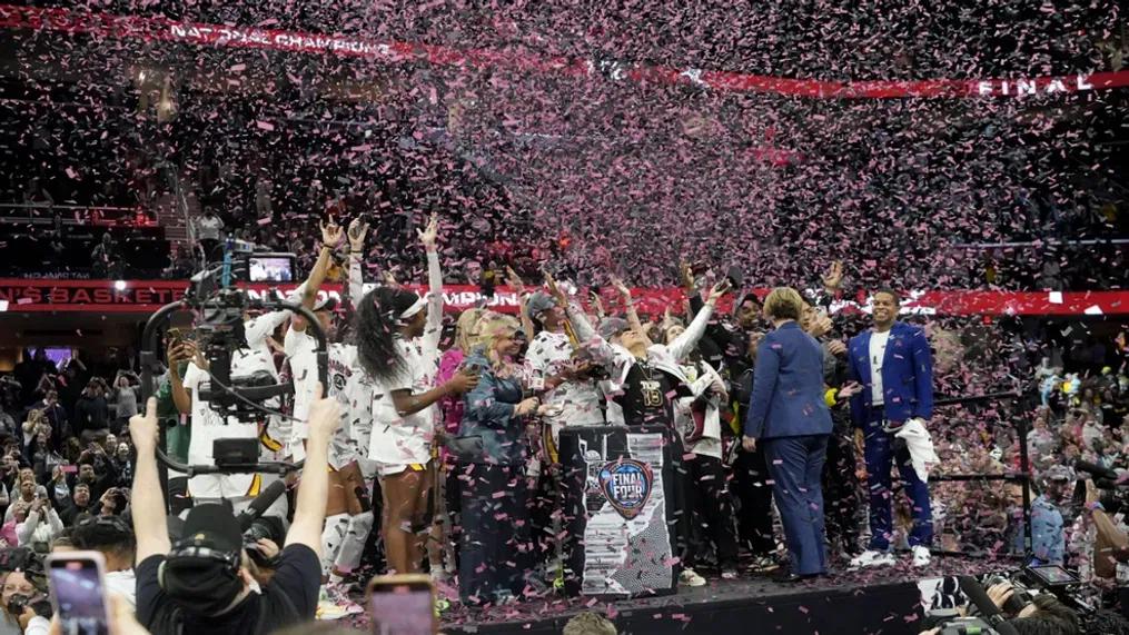 College Basketball: South Carolina defeat Iowa to lift NCAA Championship