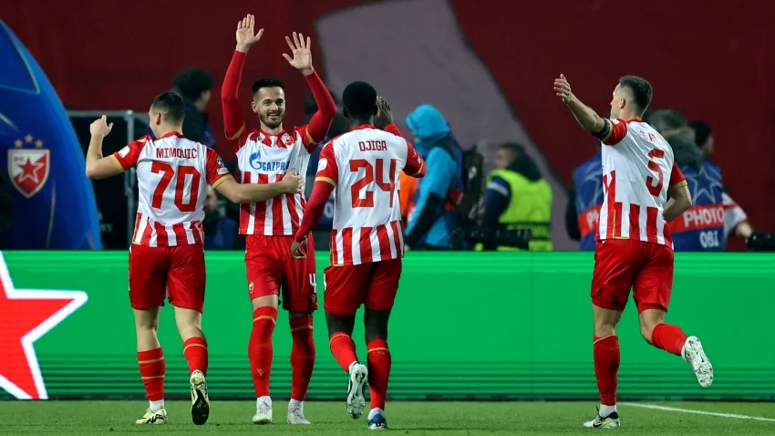 Crvena Zvevda 5-1 VfB Stuttgart: Hosts hit five past Stuttgart to claim first Champions League win