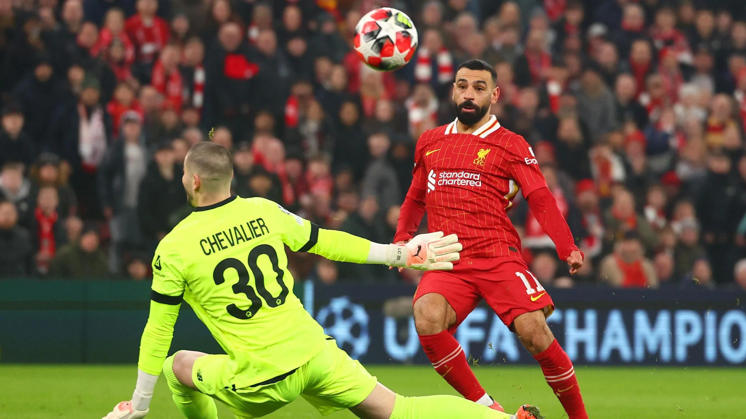 Liverpool 2-1 LOSC Lille: Reds seal Champions League last 16 spot with hard-fought victory over 10-man Lille