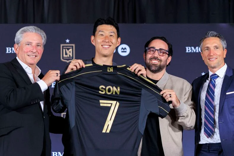 Son Heung-min breaks global jersey sales record just days after joining LAFC