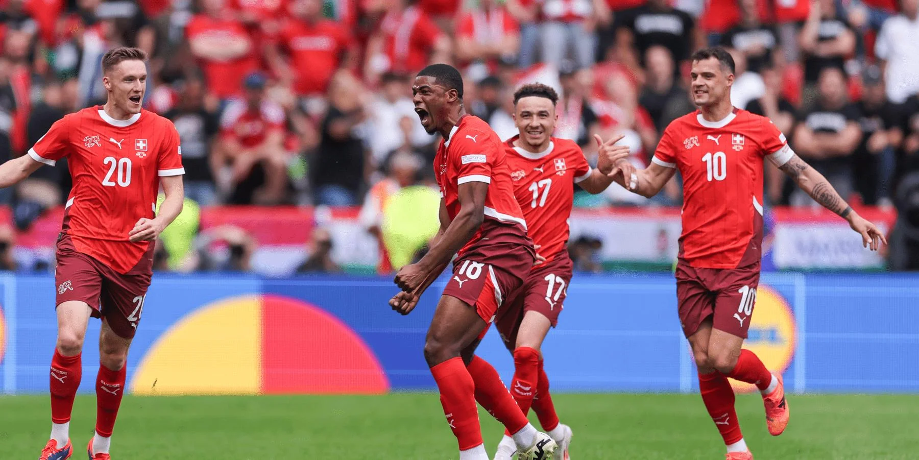 Switzerland outclass Hungary in Euros opener