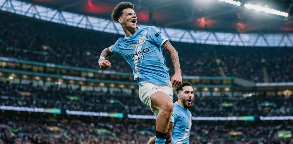 Manchester City beat Arsenal to win Carabao Cup as Nico O’Reilly stars at Wembley