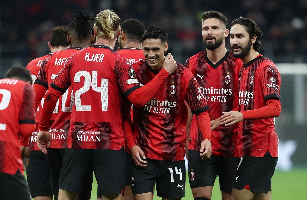 Milan defeat 10-man Slavia Prague, Marseille thump Villarreal