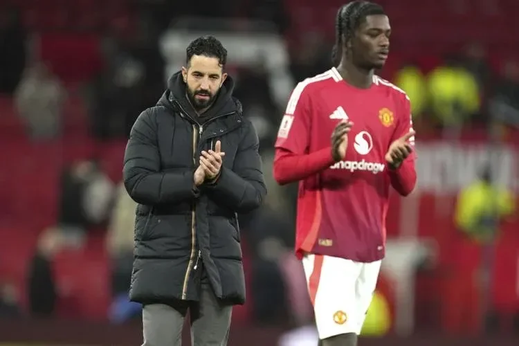 Amorim says goal is to 'win the Premier League' after painful FA Cup defeat at United