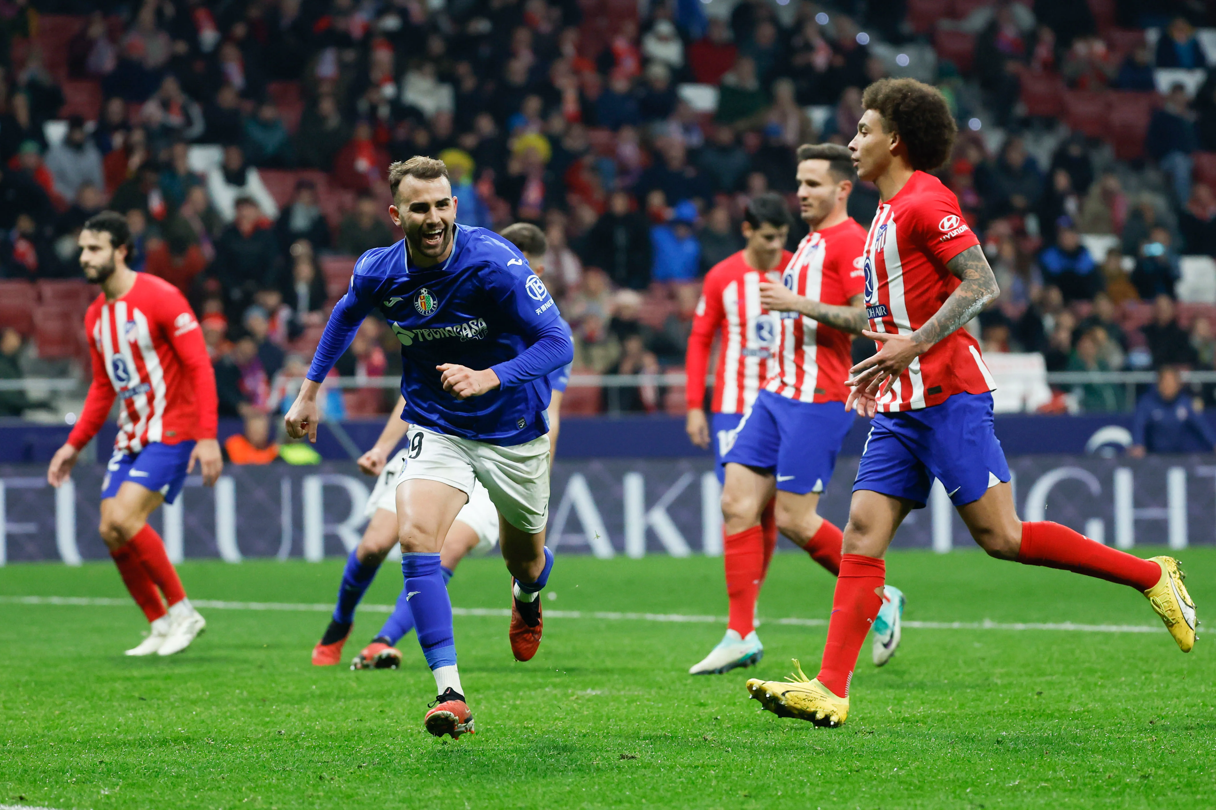 Atletico Madrid 3-3 Getafe: Getafe comeback from two down to snatch a draw against 10-man Atletico
